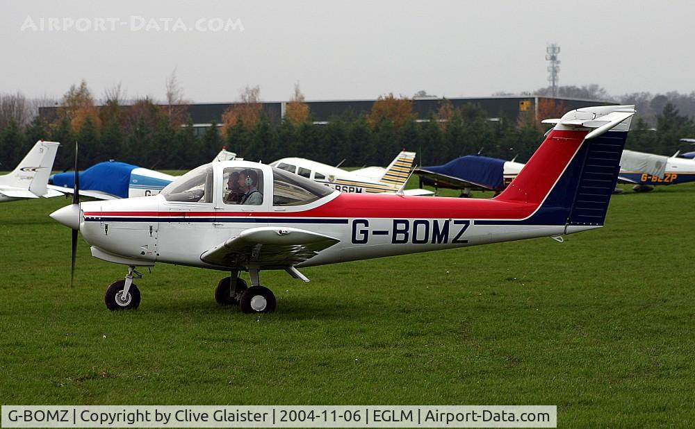 G-BOMZ, 1978 Piper PA-38-112 Tomahawk Tomahawk C/N 38-78A0635, Ex: N2315A > G-BOMZ - Originally in private hands June 1988 and currently owned to and a trustee of, BOMZ Aviation since January 1991.