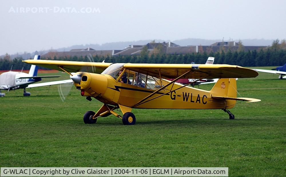 G-WLAC, 1970 Piper PA-18-150 Super Cub C/N 18-8899, Ex: N9194P > G-BSWE > G-HAHA > G-WLAC - Originally owned to, Stoneacre Aircraft Ltd in October 1990 as G-BSWE and currently with, White Waltham Airfield Ltd since October 1999 as G-WLAC.