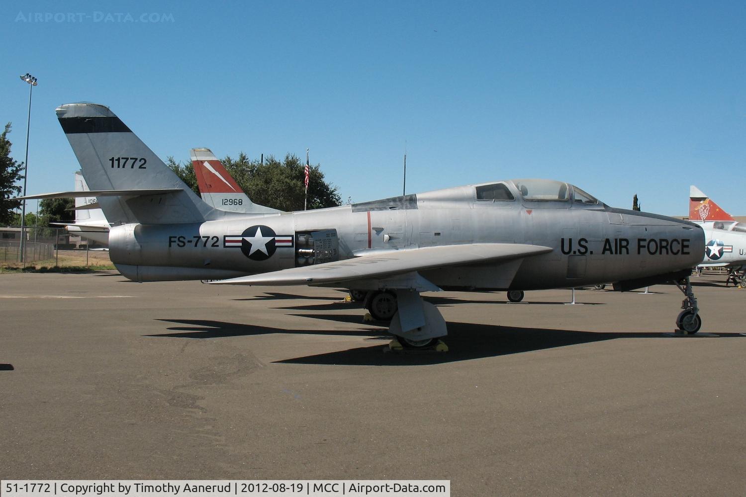 51-1772, 1951 Republic F-84F-30-RE Thunderstreak C/N Not found 51-1772, 1951 Republic F-84F-30-RE Thunderstreak, c/n: Not found 51-1772
