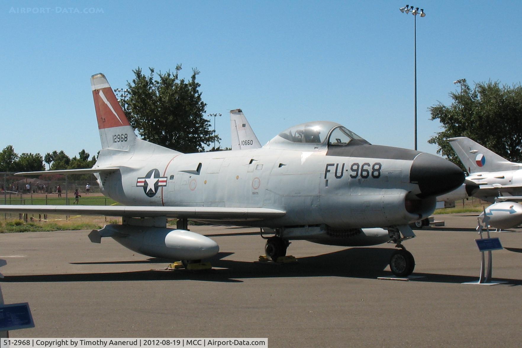 51-2968, 1951 North American F-86L Sabre C/N 177-25, 1951 North American F-86L-20-NA Sabre, c/n: 177-25