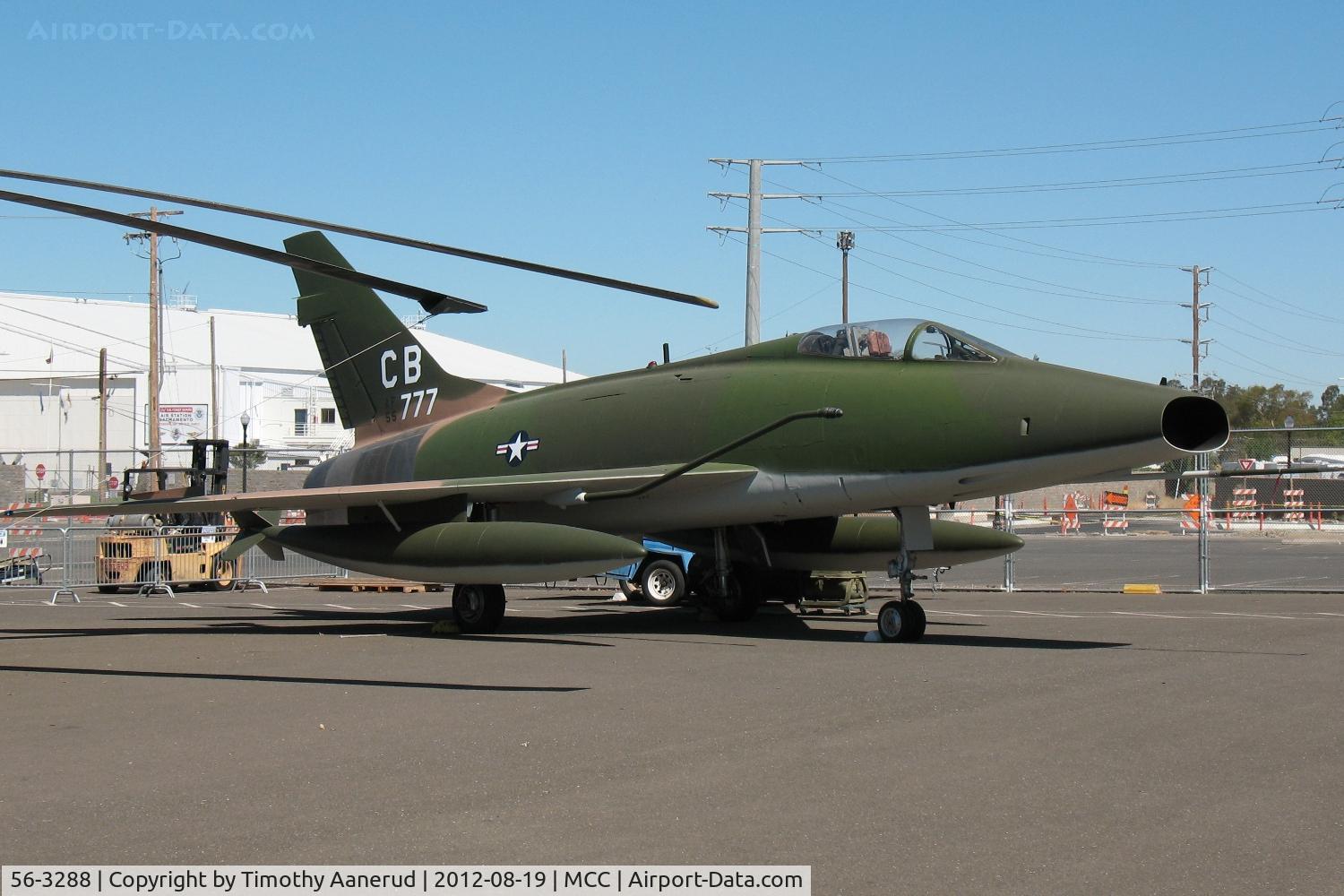 56-3288, North American F-100D-90-NA C/N 235-386, North American F-100D-90-NA, c/n: 235-386