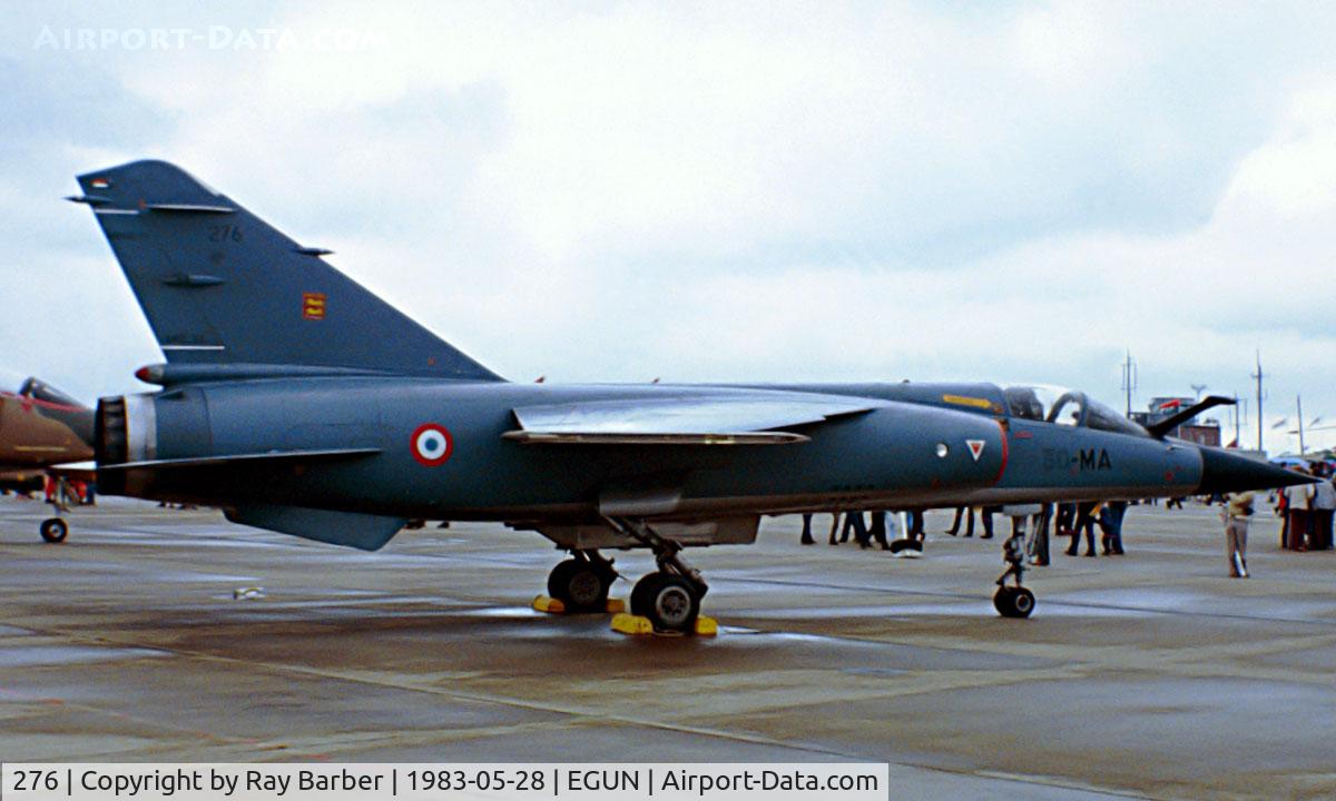 276, Dassault Mirage F.1C C/N 276, Dasault Mirage F.1C-200 [276] RAF Mildenhall~G 28/05/1983