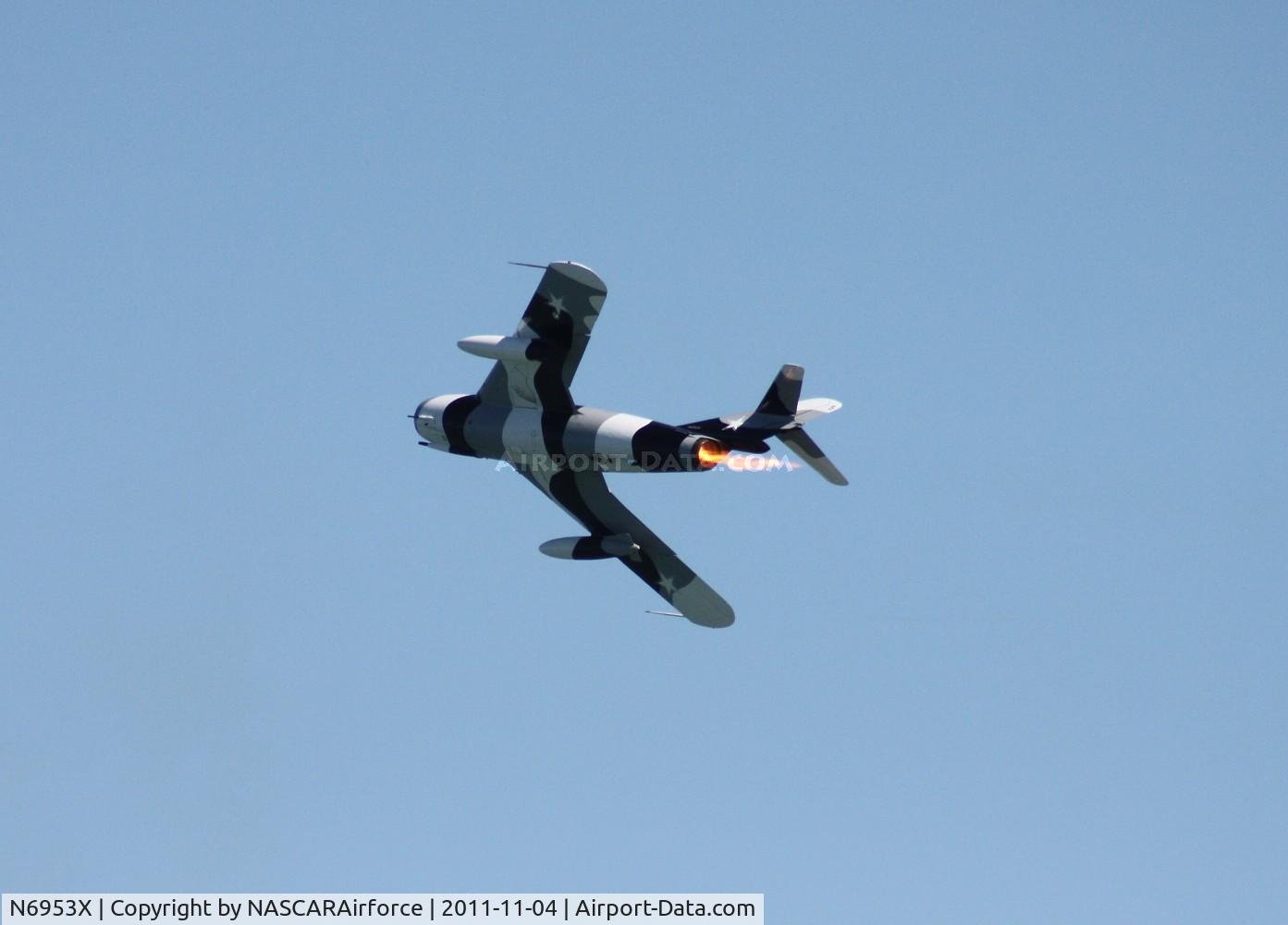 N6953X, PZL-Mielec Lim-6 (MiG-17) C/N 1J0511, Heavy Metal Jet Team Mig-17 at Cocoa Beach Air Show