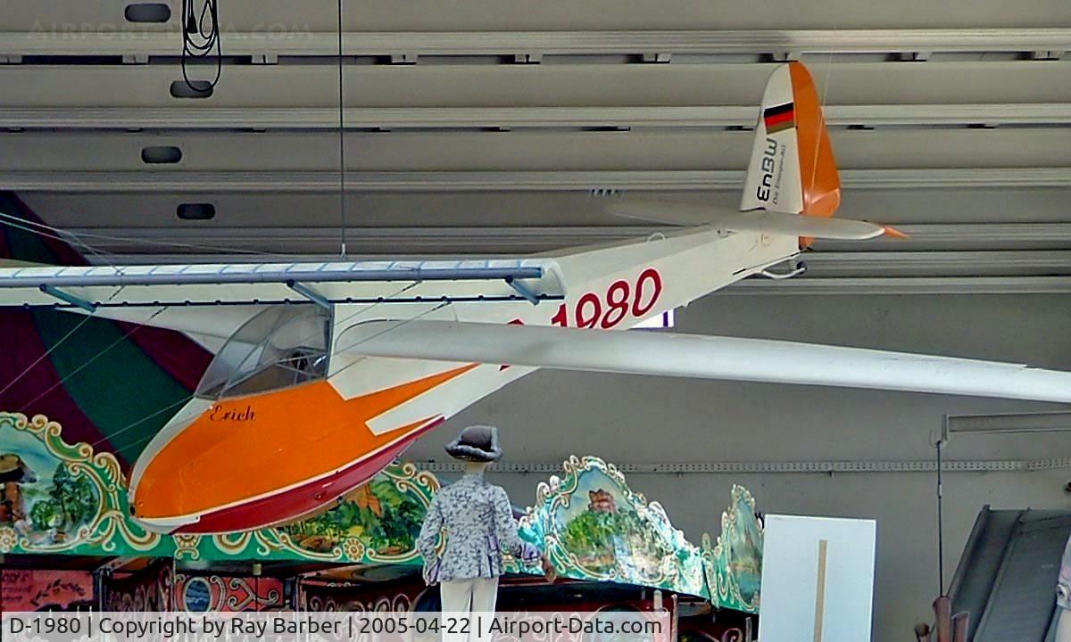 D-1980, Scheibe L-Spatz 55 C/N 535, Scheibe L-Spatz 55 [535] Speyer~D 22/04/2005