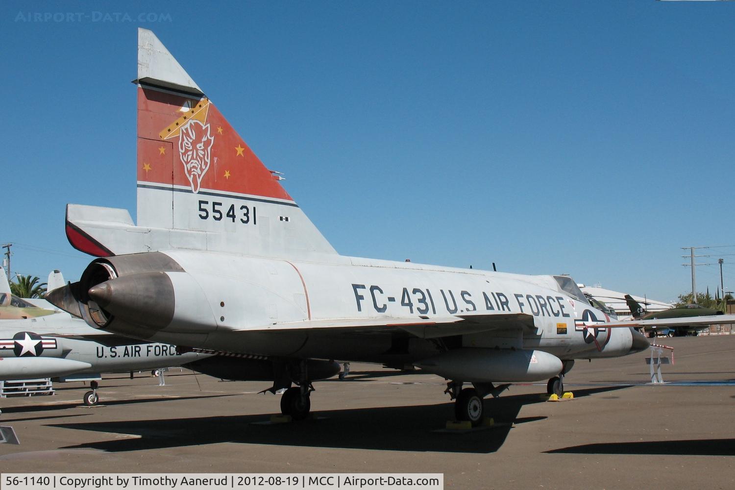 56-1140, 1956 Convair F-102A Delta Dagger C/N Not found 56-1140, 1956 Convair F-102A Delta Dagger, c/n: 56-1140