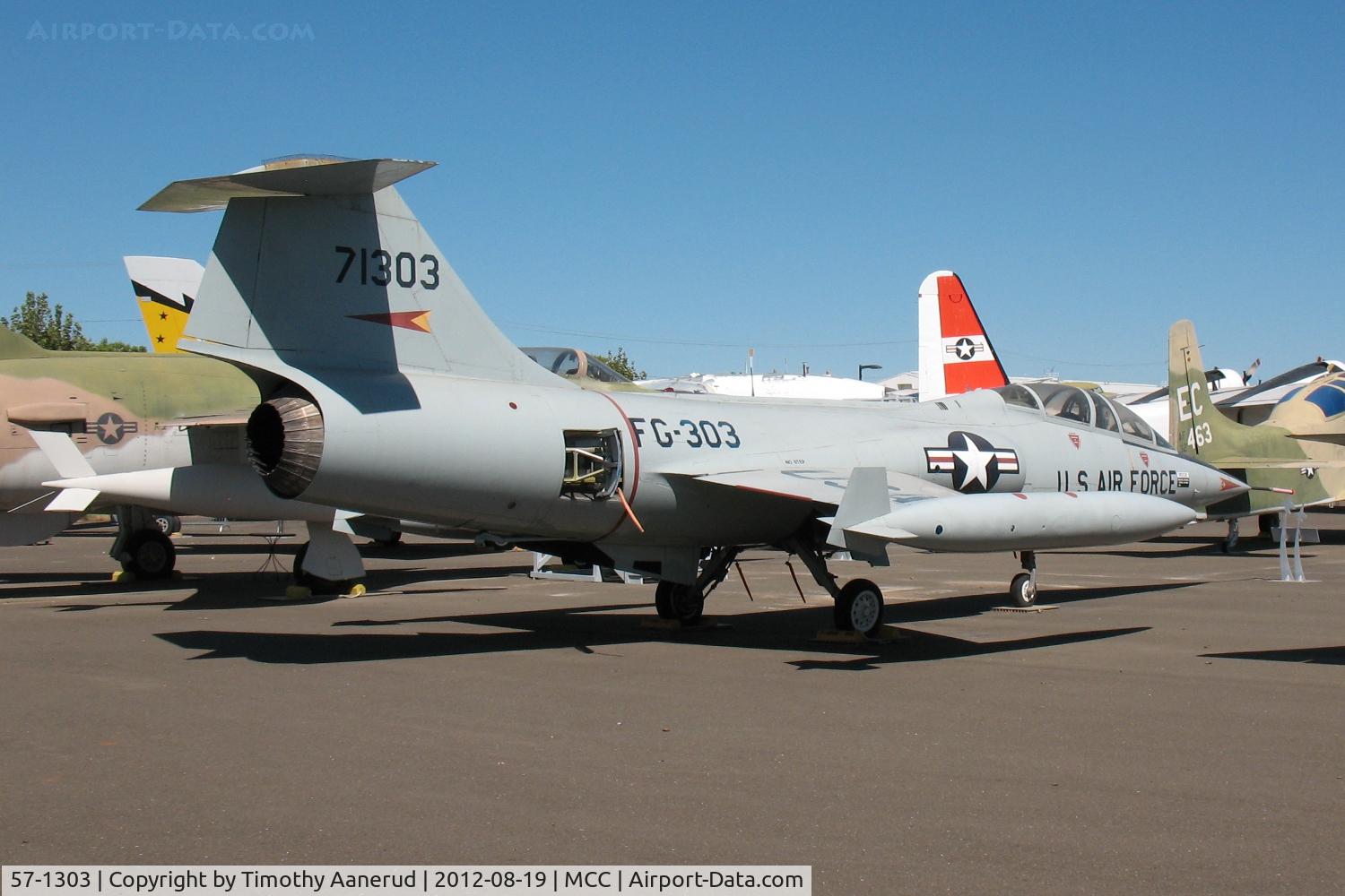 57-1303, 1957 Lockheed F-104B Starfighter C/N 283-5015, 1957 Lockheed F-104B-10-LO Starfighter, c/n: 283-5015