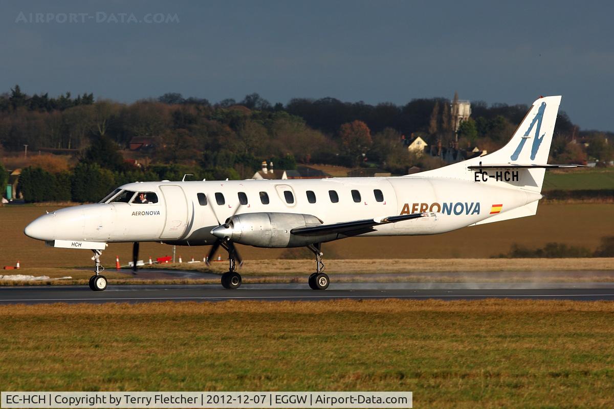 EC-HCH, 1986 Swearingen SA-226T Metro III C/N AC-658B, Fairchild SA-227AC Metro III, c/n: AC-658B at Luton
