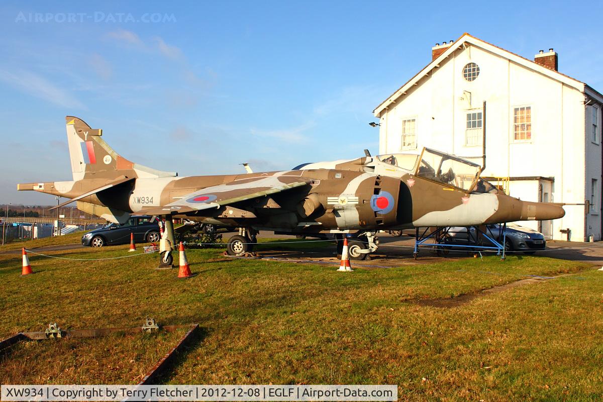 XW934, 1973 Hawker Siddeley Harrier T.4 C/N 212017, Hawker Siddeley Harrier T.4, c/n: 212017