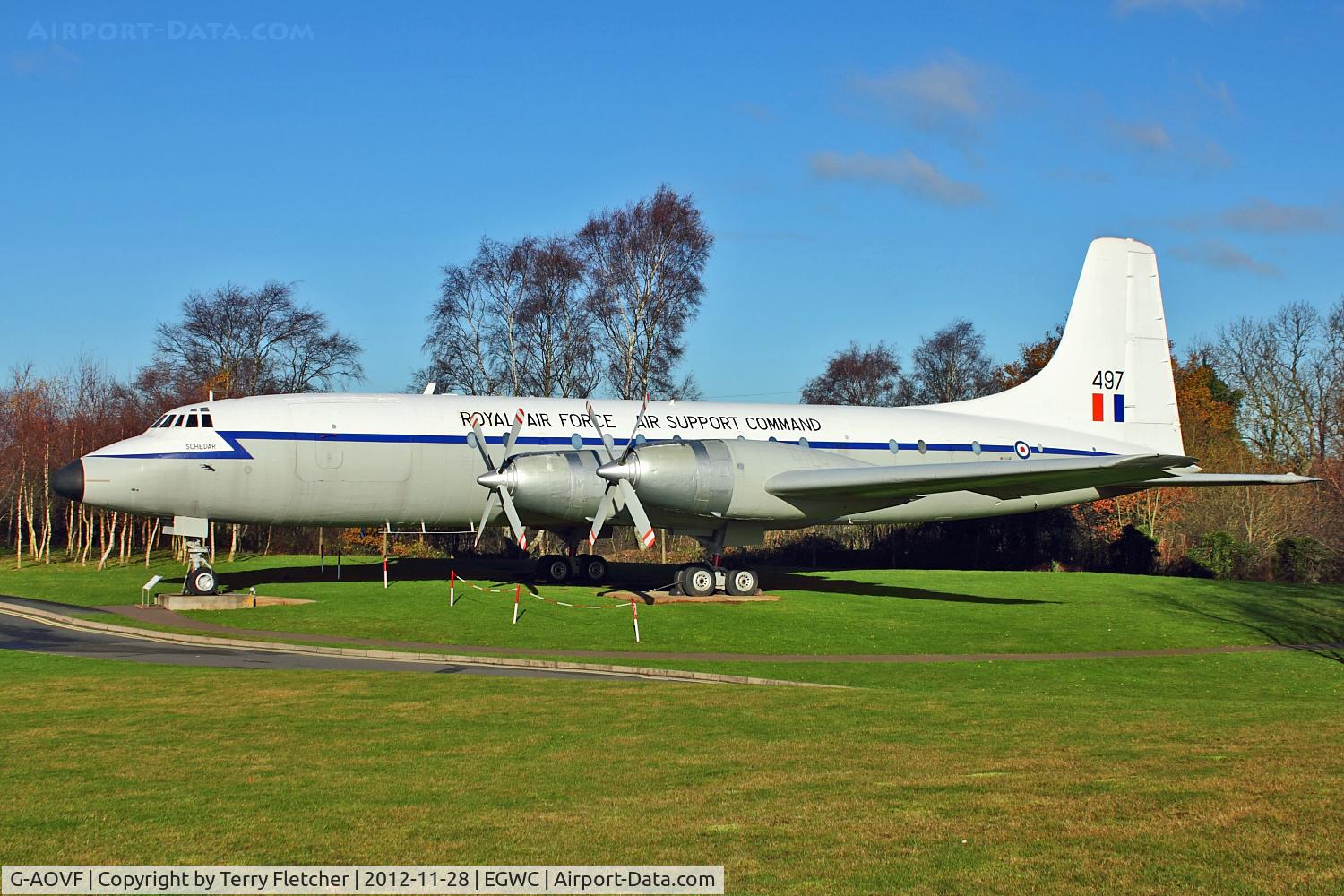 G-AOVF, 1958 Bristol 175 Britannia 312F C/N 13237, 1958 Bristol 175 Britannia 312F, c/n: 13237