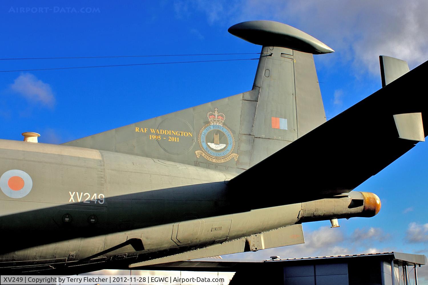 XV249, Hawker Siddeley Nimrod R.1 C/N 8024, Tail colours of Hawker Siddeley Nimrod MR.1, c/n: 8024