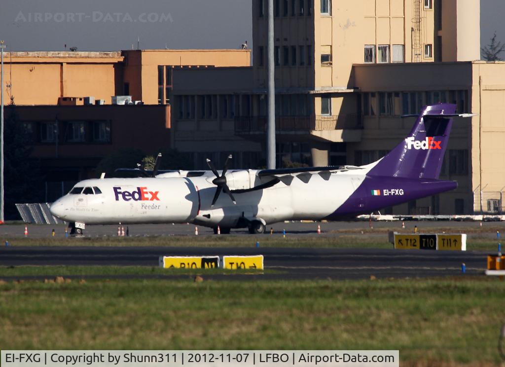 EI-FXG, 1991 ATR 72-202 C/N 224, Parked at the General Aviation area...