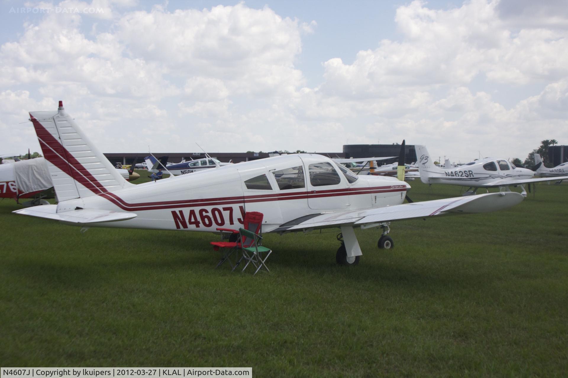 N4607J, 1968 Piper PA-28R-180 Cherokee Arrow C/N 28R-30487, At Sun ' nFun 2012