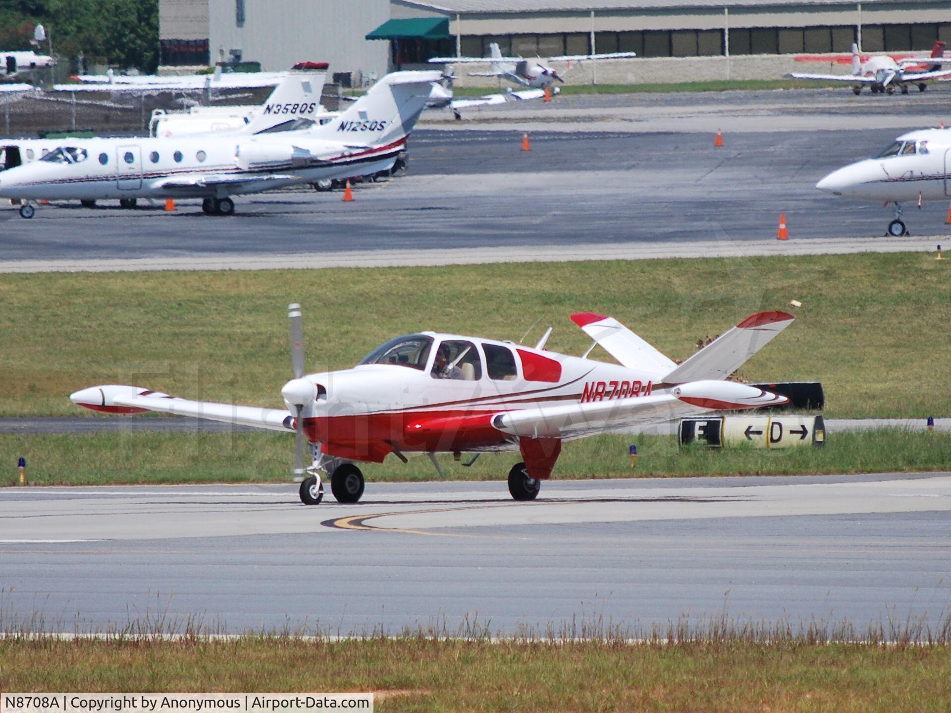 N8708A, Beech A35 Bonanza C/N D-2118, N8708A