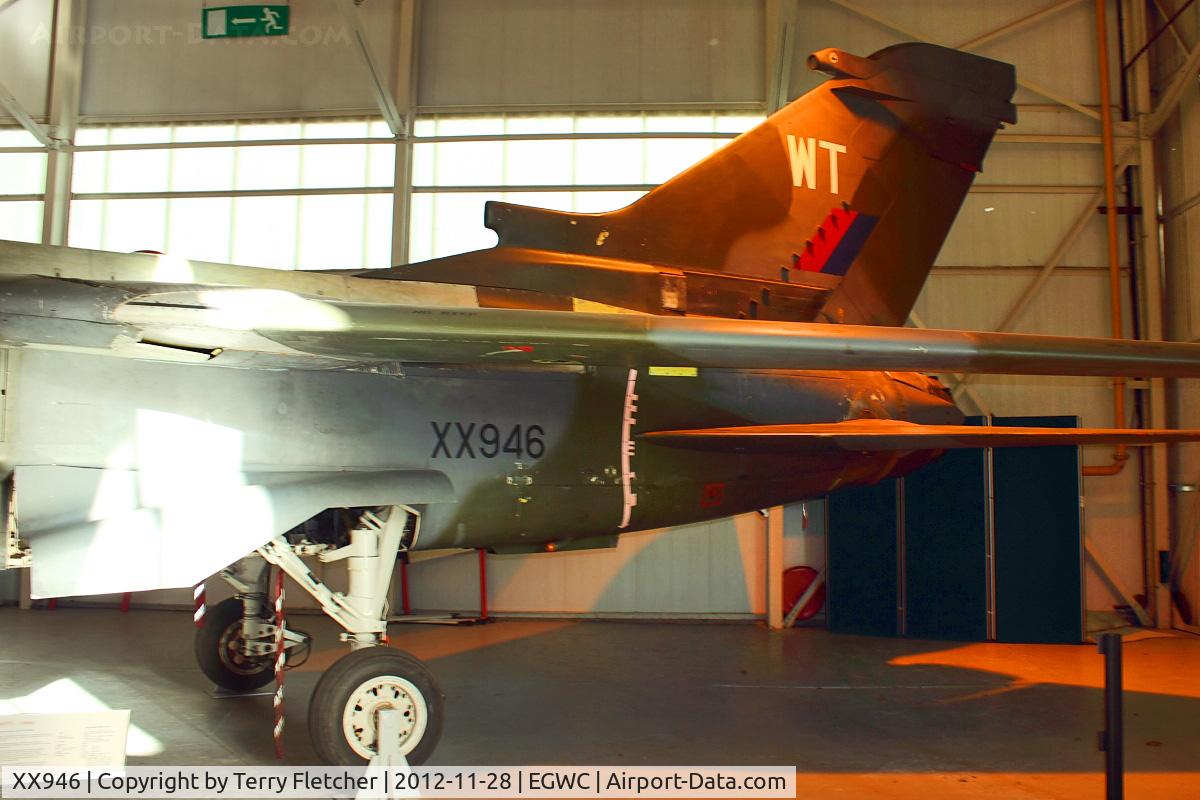 XX946, 1974 Panavia Tornado GR.1 C/N P.02, Tail section of 1974 Panavia Tornado GR.1, c/n: P.02