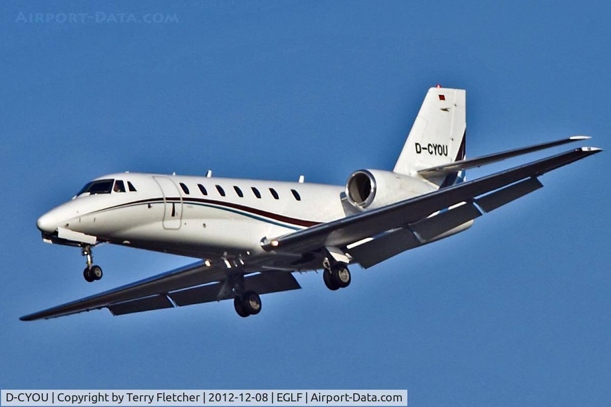 D-CYOU, 2007 Cessna 680 Citation Sovereign C/N 680-0156, 2007 Cessna Citation 680 Sovereign, c/n: 680-0156