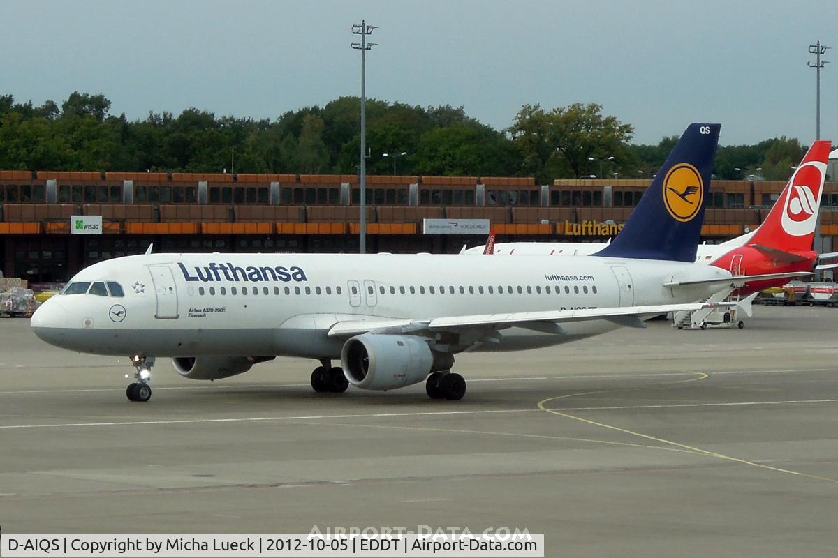 D-AIQS, 1993 Airbus A320-211 C/N 401, At Tegel