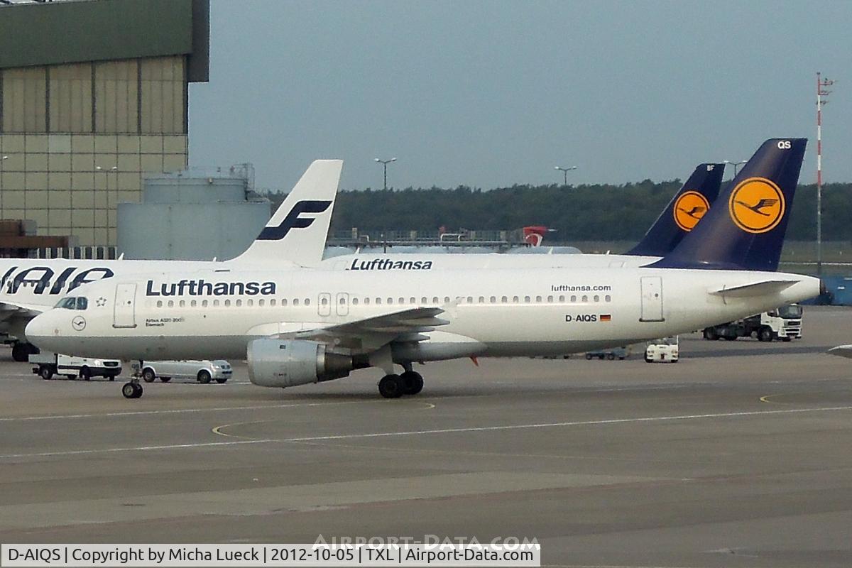 D-AIQS, 1993 Airbus A320-211 C/N 401, At Tegel