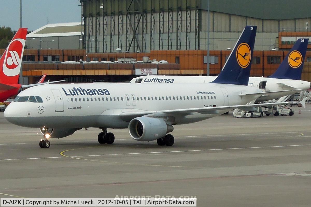 D-AIZK, 2012 Airbus A320-214 C/N 5122, At Tegel