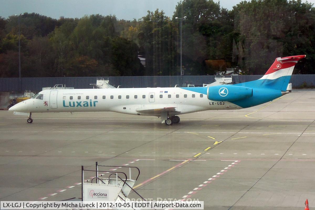 LX-LGJ, 2001 Embraer EMB-145LU (ERJ-145LU) C/N 145395, At Tegel