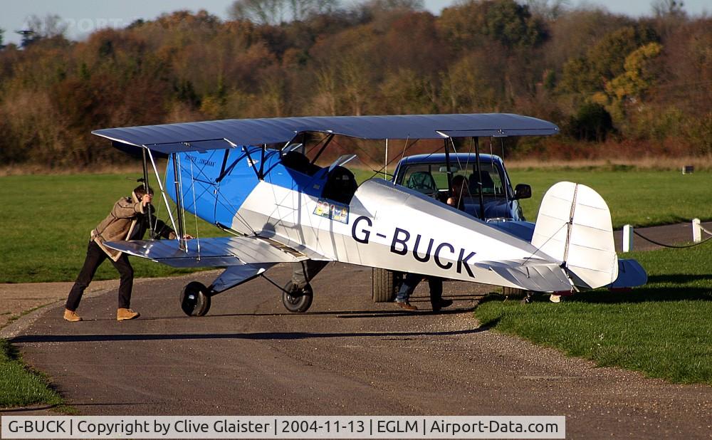 G-BUCK, 1951 CASA 1-131E Jungmann C/N 1113, Ex: Spanish Air Force E.3B-322 > G-BUCK - Originally owned to, Buccaneer Aviation Ltd in September 1978 and currently with and a trustee of, Jungmann Flying Group since April 1989