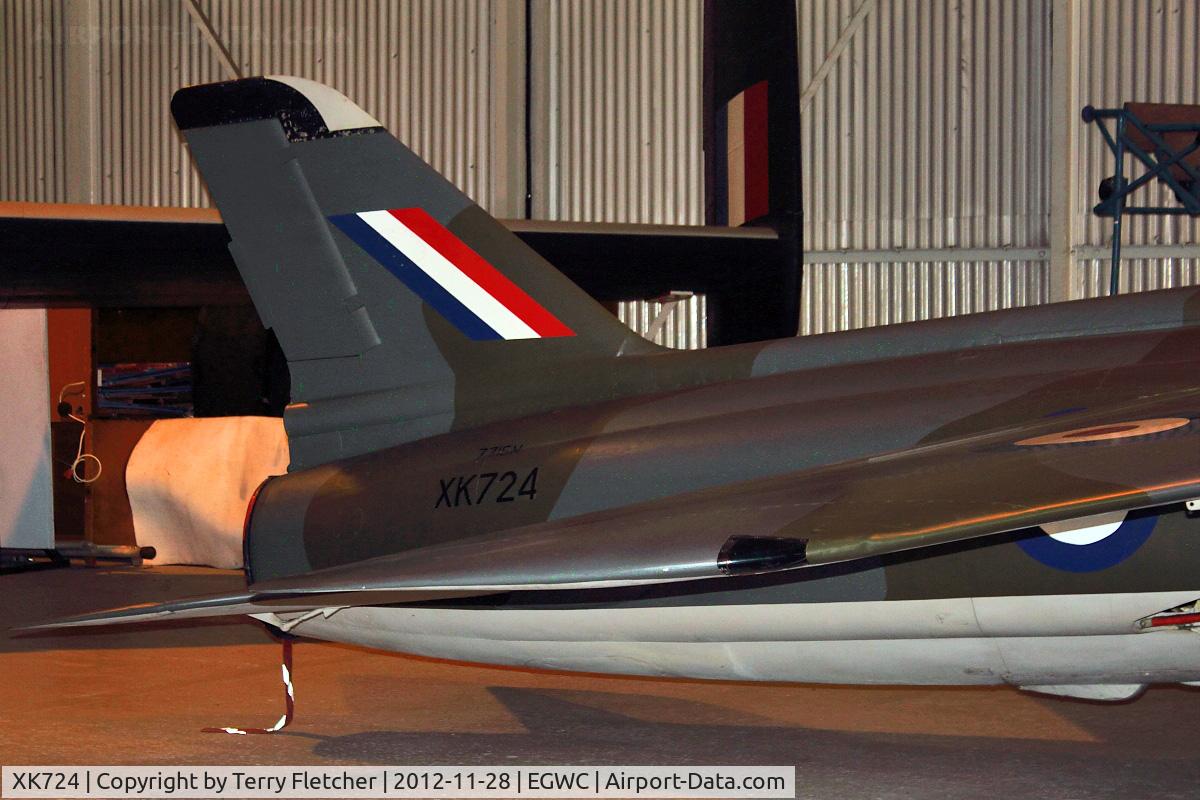 XK724, 1956 Folland Gnat F.1 (Fo-141) C/N FL2, Tail of Folland Gnat F.1, c/n: FL2