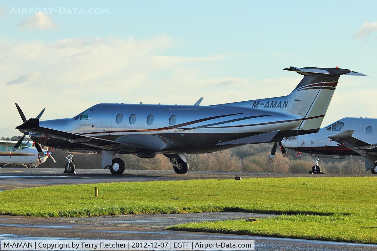 M-AMAN, 2010 Pilatus PC-12/47E C/N 1223, Pilatus PC-12/47E, c/n: 1223 at Fairoaks