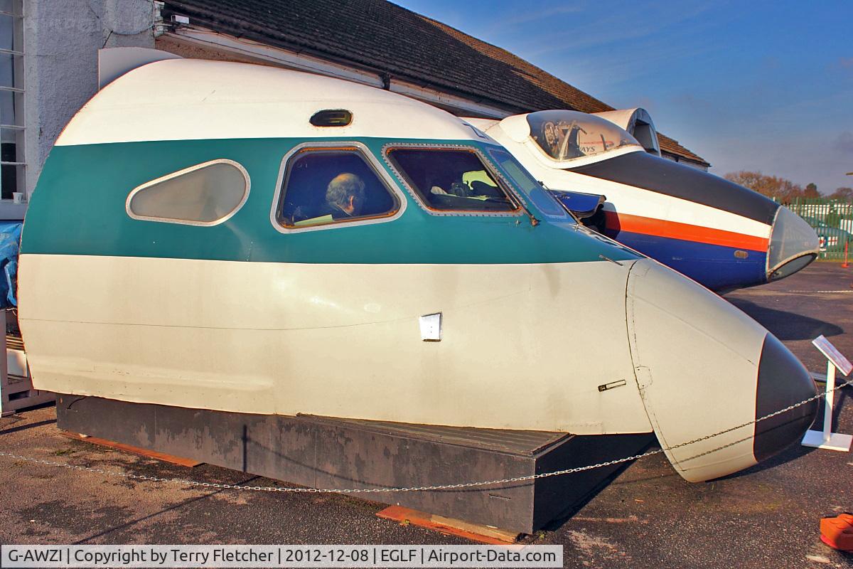 G-AWZI, 1971 Hawker Siddeley HS-121 Trident 3B-101 C/N 2310, Cockpit of 1971 Hawker Siddeley HS-121 Trident 3B-101, c/n: 2310 at FAST