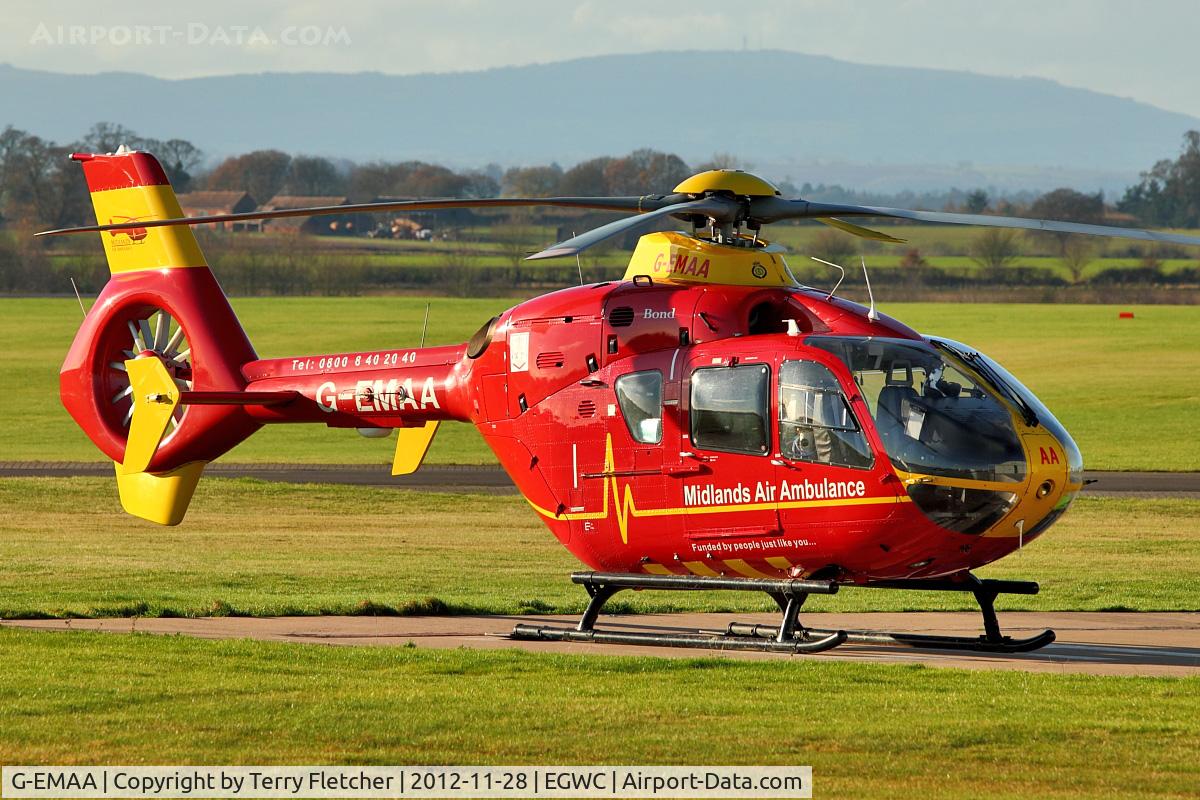G-EMAA, 2005 Eurocopter EC-135T-2 C/N 0448, 2005 Eurocopter EC-135T-2, c/n: 0448 based at Cosford