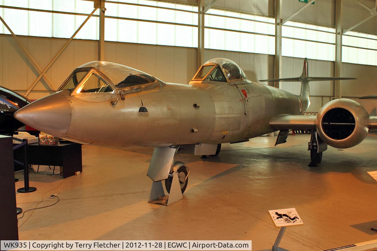 WK935, Gloster Meteor F.8(Mod) C/N Not found WK935, Gloster Meteor F.8(Mod) - Prone position