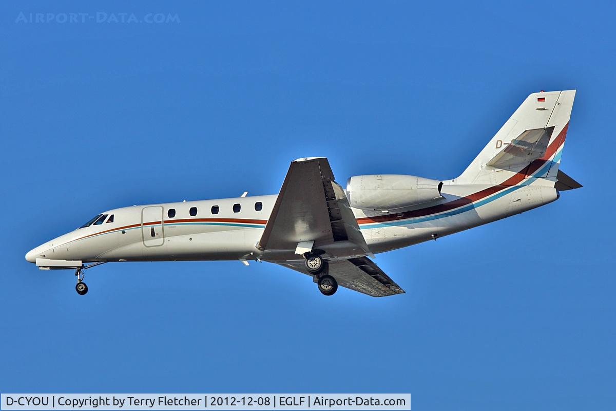 D-CYOU, 2007 Cessna 680 Citation Sovereign C/N 680-0156, 2007 Cessna Citation 680 Sovereign, c/n: 680-0156