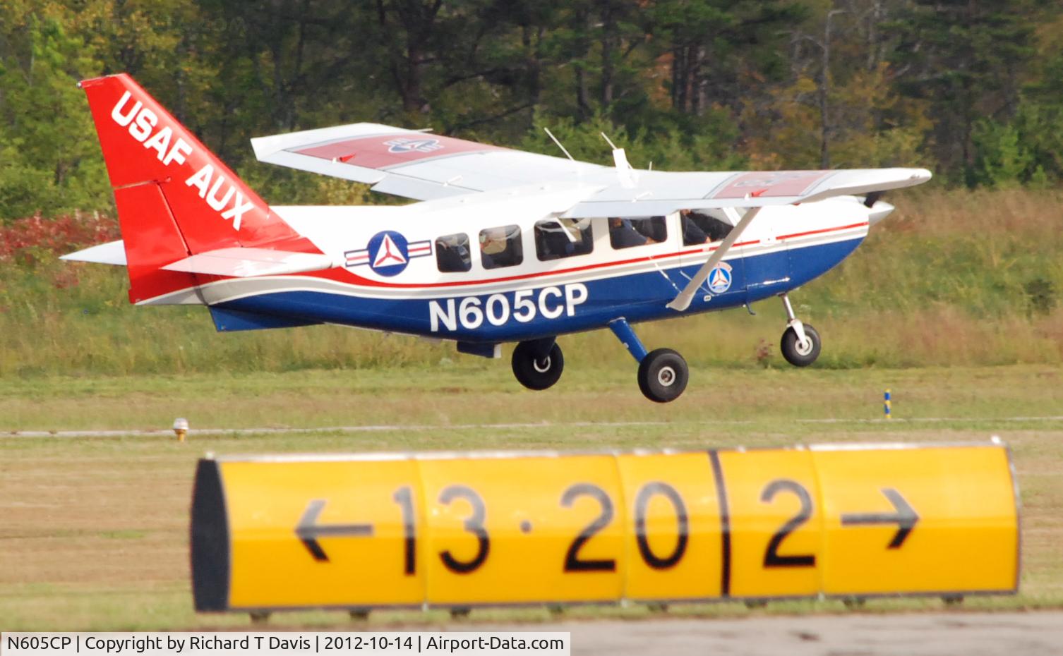N605CP, Gippsland GA-8 Airvan C/N GA8-03-030, Gippsland GA-8 Airvan takes off from Danville Va.