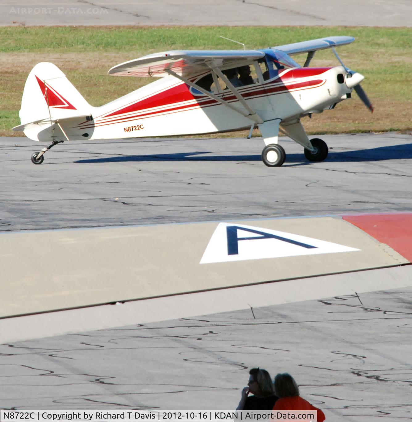 N8722C, 1953 Piper PA-20 Pacer C/N 20-1011, 1953 Piper PA-20 in Danville Va.