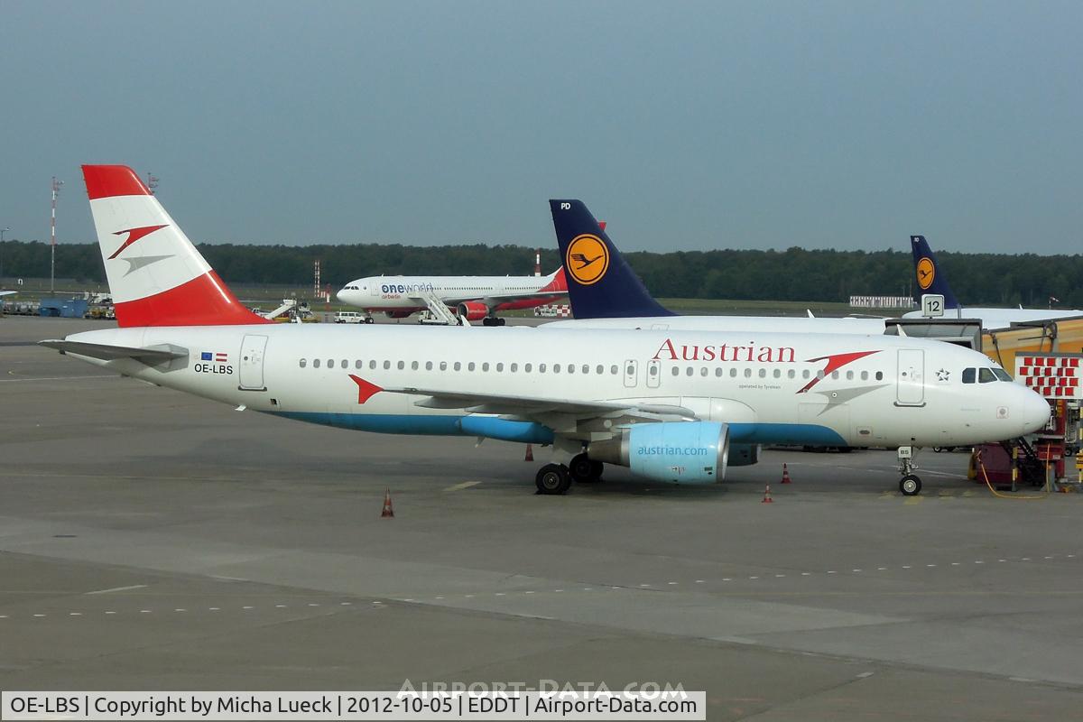 OE-LBS, 2000 Airbus A320-214 C/N 1189, At Tegel