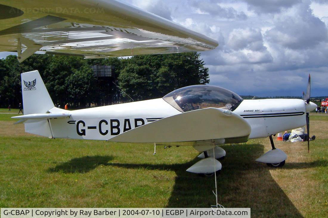 G-CBAP, 2001 Zenair CH-601UL Zodiac C/N PFA 162A-13656, Zenair CH.601UL Zodiac [PFA 162A-13656] Kemble~G 10/07/2004