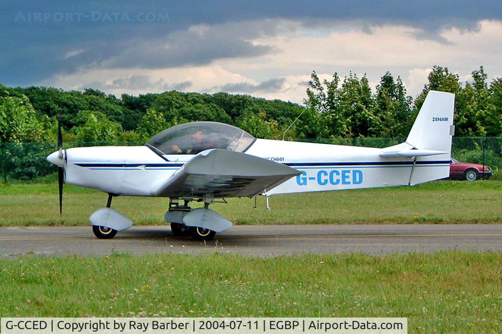 G-CCED, 2003 Zenair CH-601UL Zodiac C/N PFA 162A-13946, Zenair CH.601UL Zodiac [PFA 162A-13946] Kemble~G 11/07/2004. Taxiing out for departure.