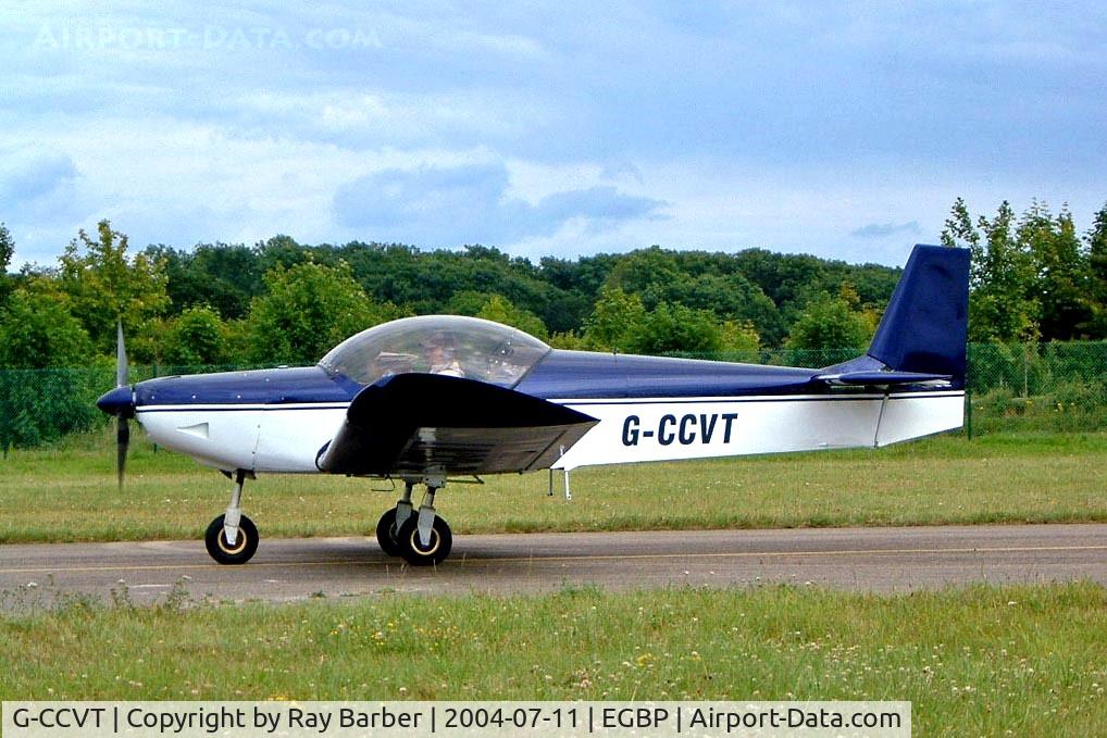 G-CCVT, 2004 Zenair CH-601UL Zodiac C/N PFA 162A-14160, Zenair CH.601UL Zodiac [PFA 162A-14160] Kemble~G 11/07/2004. Seen taxiing out for departure.