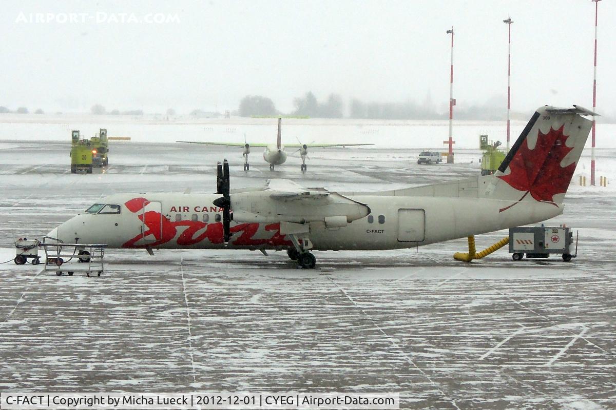 C-FACT, 1991 De Havilland Canada DHC-8-311 Dash 8 C/N 262, At Edmonton