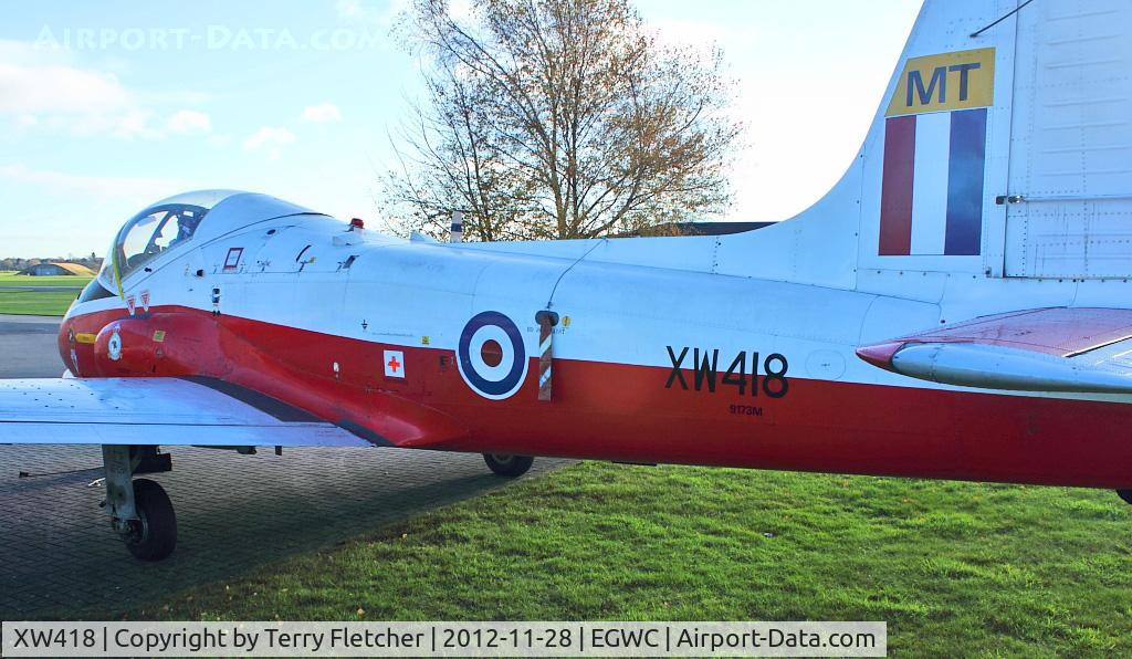 XW418, 1972 BAC 84 Jet Provost T.5A C/N EEP/JP/1040, 1972 Hunting Jet Provost T.5A, c/n: EEP/JP/1040