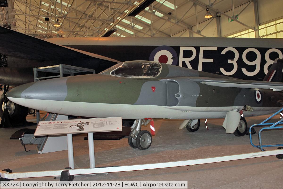 XK724, 1956 Folland Gnat F.1 (Fo-141) C/N FL2, Folland Gnat F.1, c/n: FL2