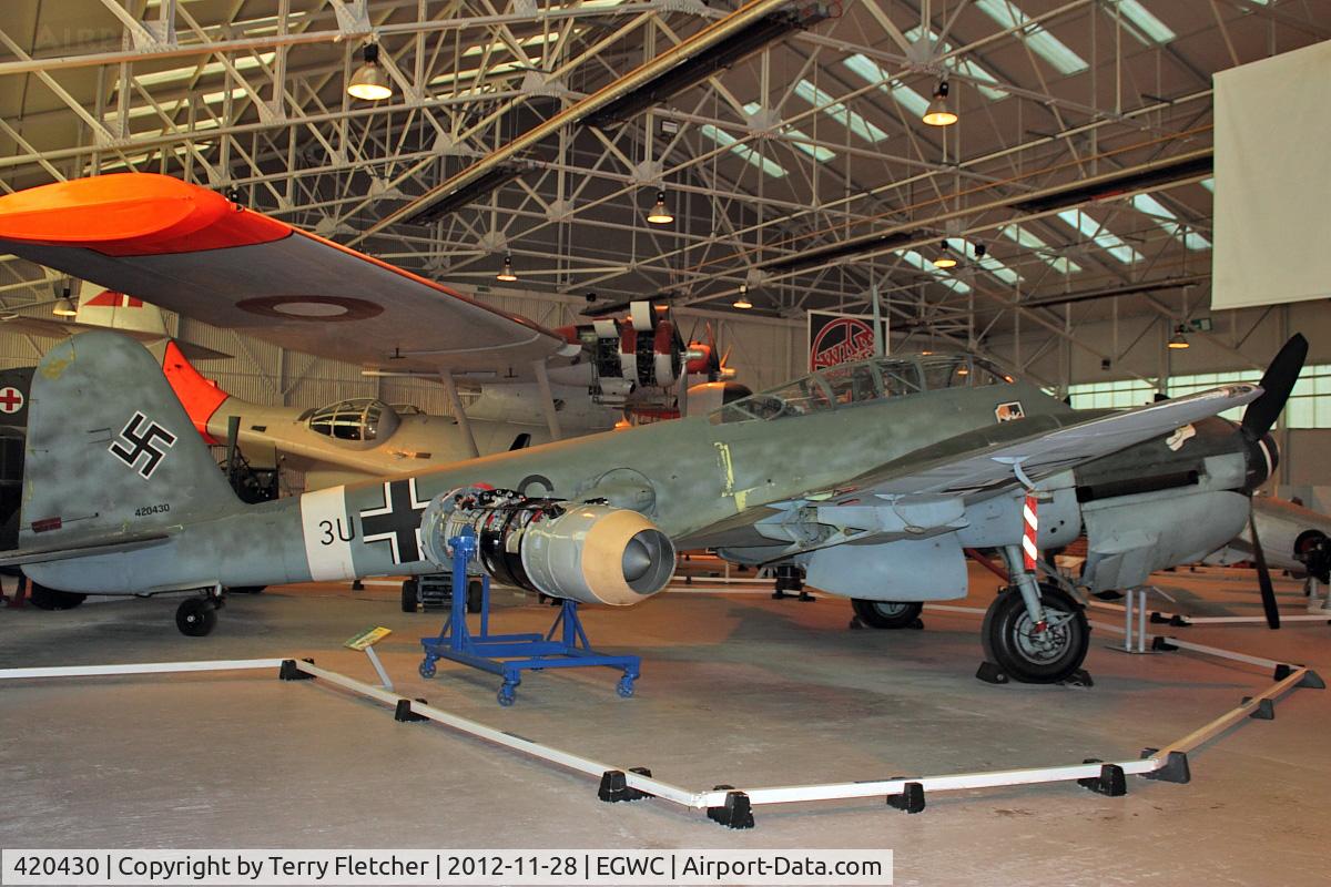 420430, Messerschmitt Me-410A C/N 420430, Messerschmitt Me-410A, c/n: 420430 at RAF Museum , Cosford