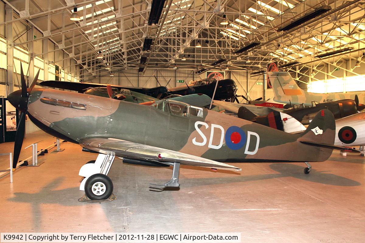 K9942, 1939 Supermarine Spitfire Mk IA C/N 6S/30225, K9942 (8383M), 1939 Supermarine 300 Spitfire 1a, c/n: 6S/30225