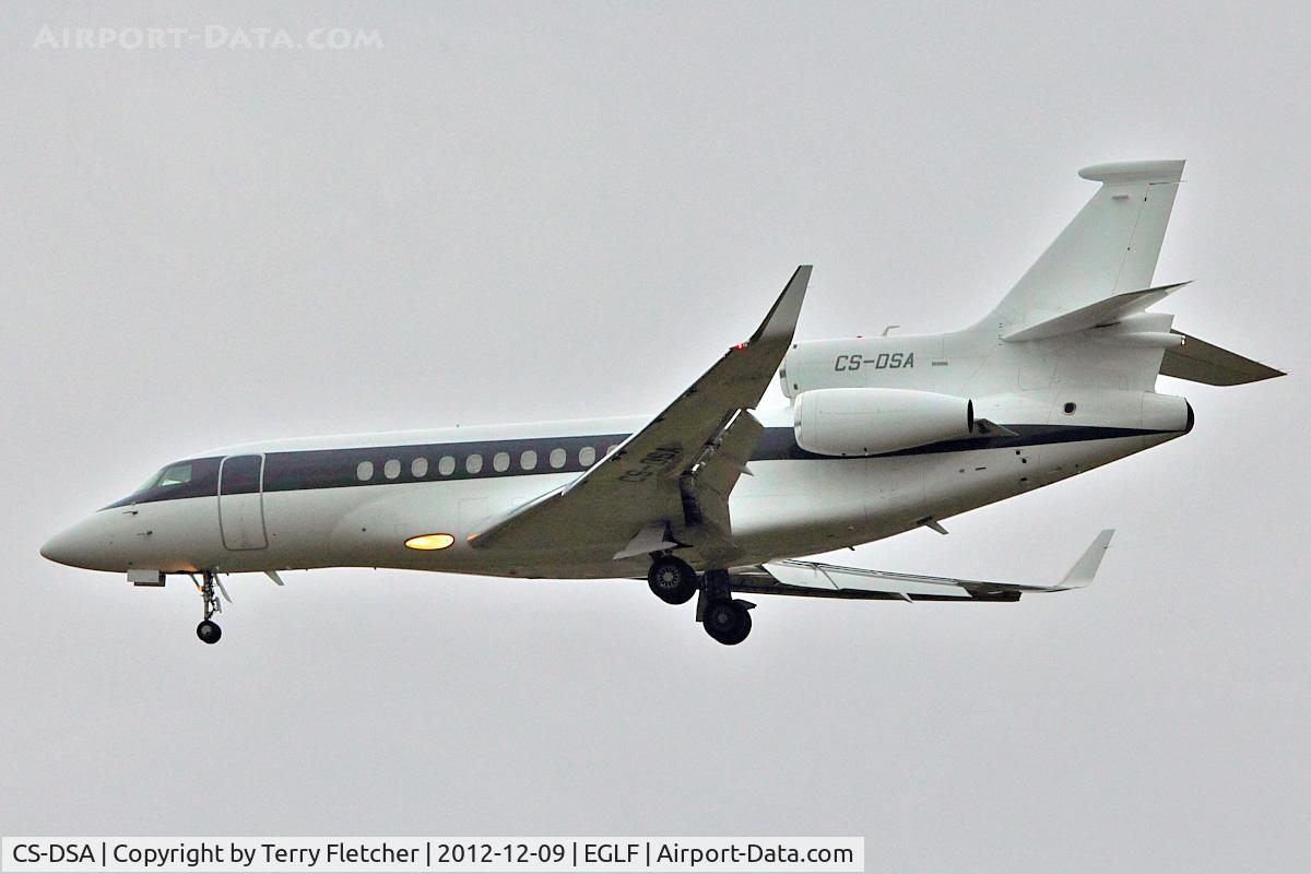 CS-DSA, 2007 Dassault Falcon 7X C/N 030, Netjets 2007 Dassault Falcon 7X, c/n: 030