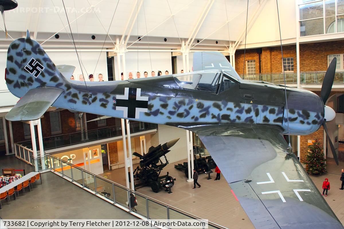 733682, 1944 Focke-Wulf Fw-190A-8 C/N 733682, 1944 Focke-Wulf Fw-190A-8, c/n: 733682 at IWM Lambeth