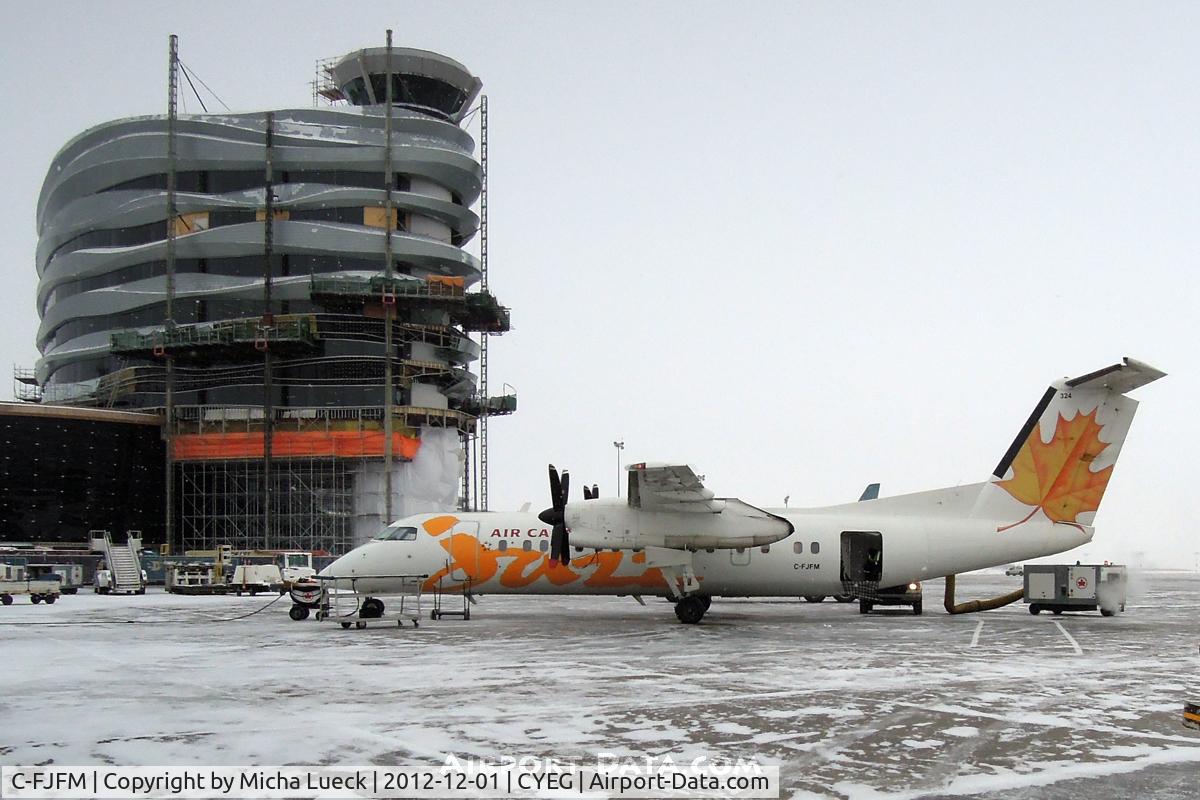 C-FJFM, 1990 De Havilland Canada DHC-8-311 Dash 8 C/N 240, At Edmonton
