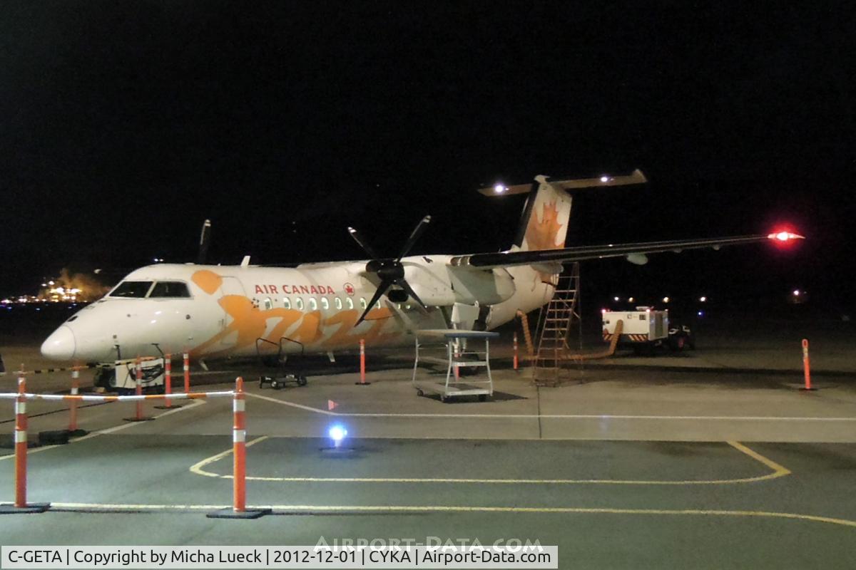 C-GETA, 1989 De Havilland Canada DHC-8-301 Dash 8 C/N 186, At Kamloops