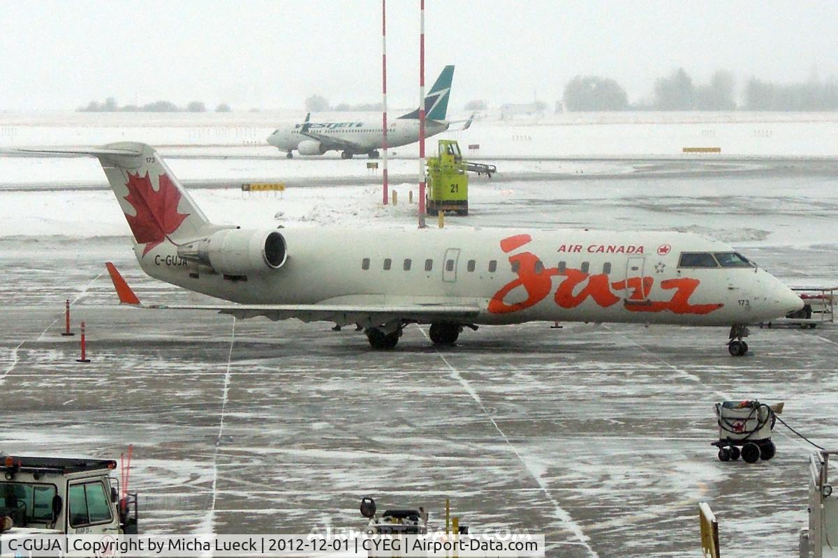 C-GUJA, 2005 Bombardier CRJ-200ER (CL-600-2B19) C/N 8011, At Edmonton