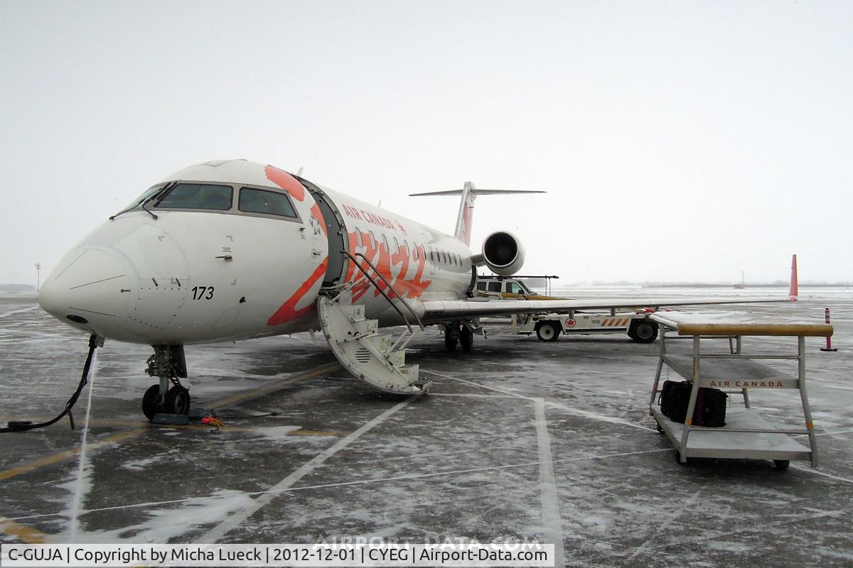 C-GUJA, 2005 Bombardier CRJ-200ER (CL-600-2B19) C/N 8011, At Edmonton