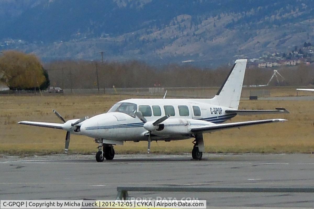 C-GPQP, 1974 Piper PA-31-350 Navajo Chieftain Chieftain C/N 31-7405143, At Kamloops