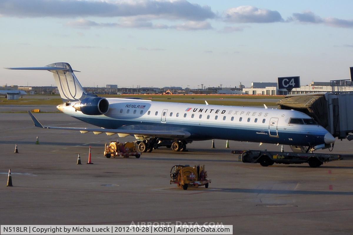 N518LR, 2006 Bombardier CRJ-700 (CL-600-2C10) Regional Jet C/N 10259, At O'Hare