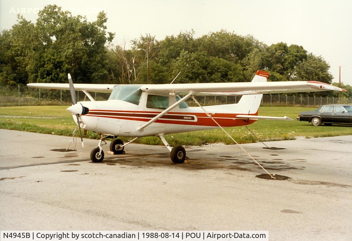 N4945B, 1979 Cessna 152 C/N 15283718, 1979 Cessna 152, N4945B, at Dutchess County Airport, Poughkeepsie, NY